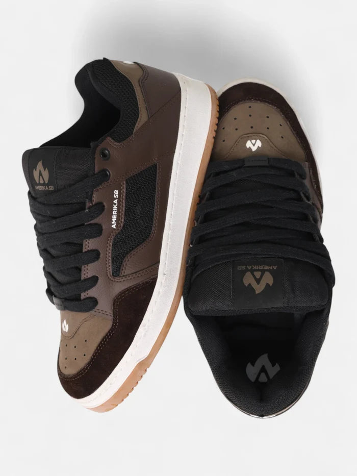 Zapatillas Amerika SB Ruka Marrón Negro