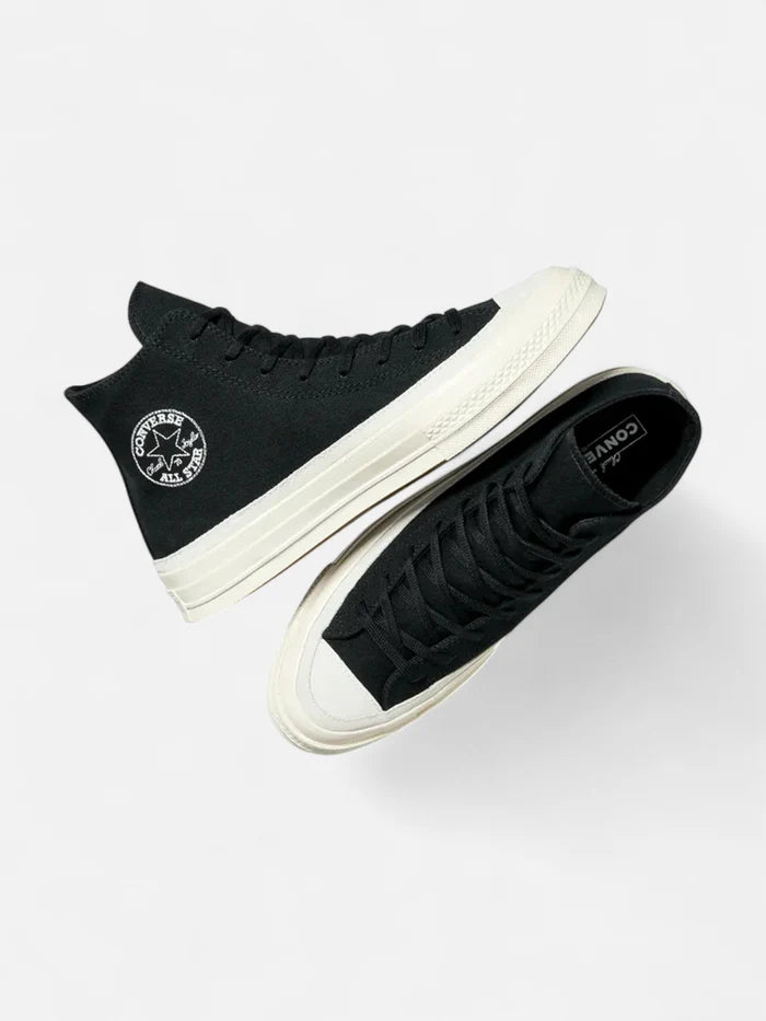 Zapatillas Converse Chuck 70 Hi Negro Crema