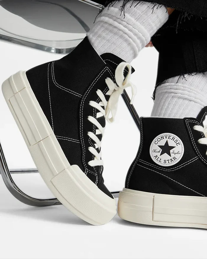 Zapatillas Converse Cruise Hi Platform Negro Blanco