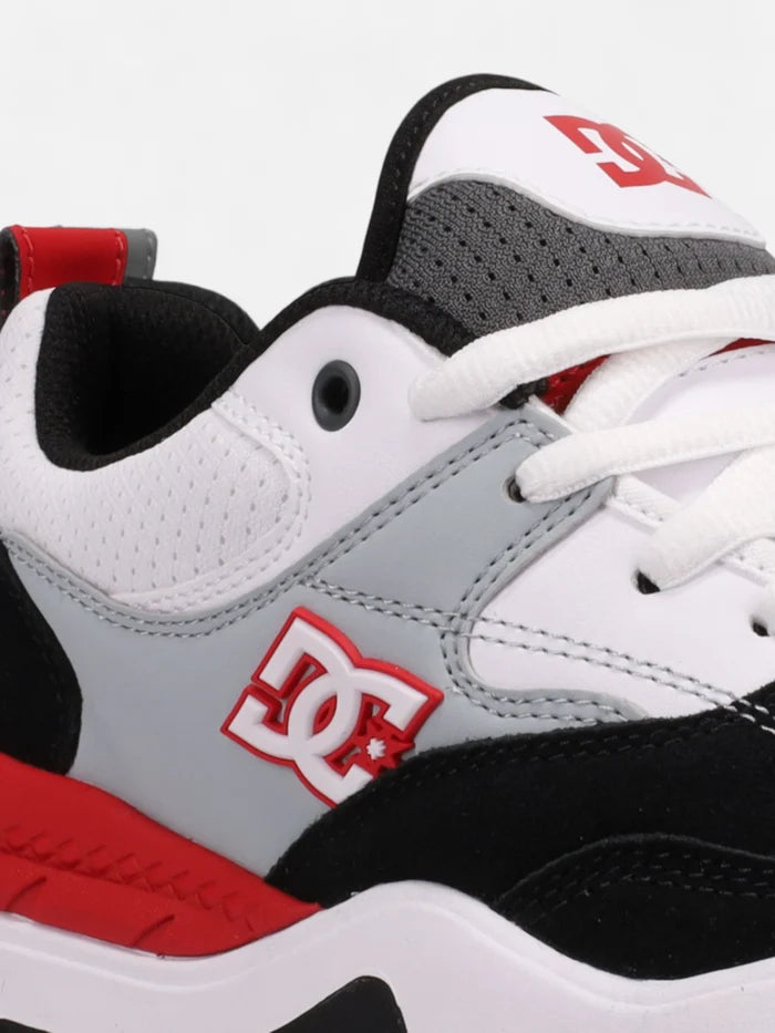 Zapatillas DC Ascend Blanco Negro Rojo