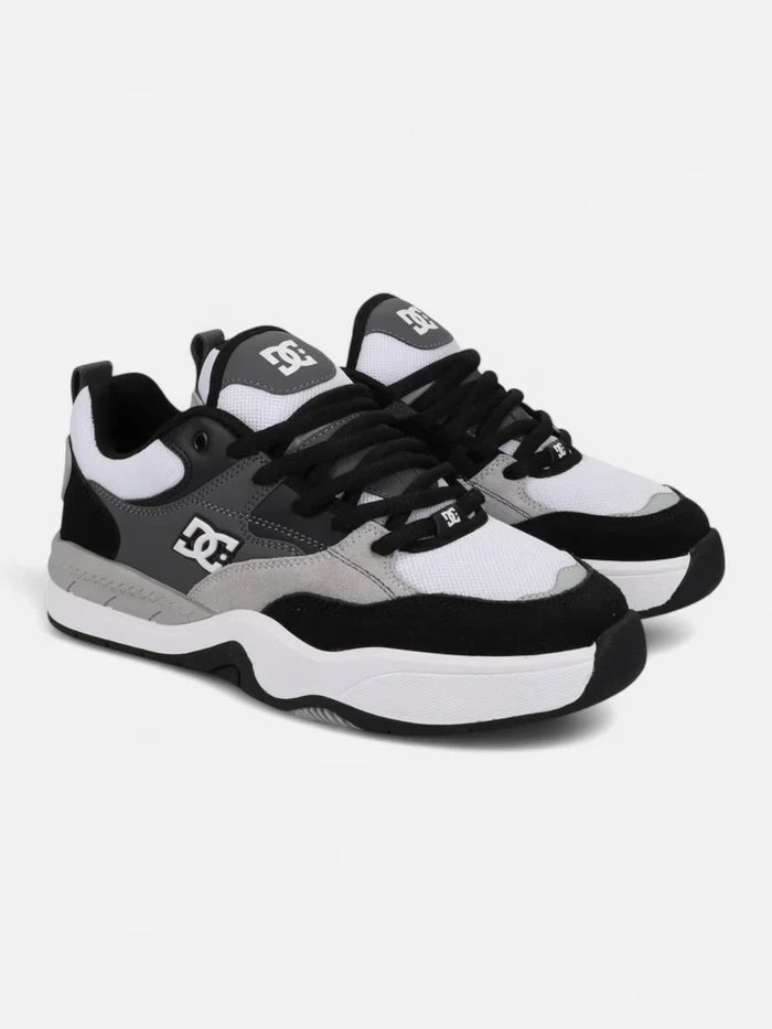 Zapatillas DC Ascend S Negro Gris Blanco