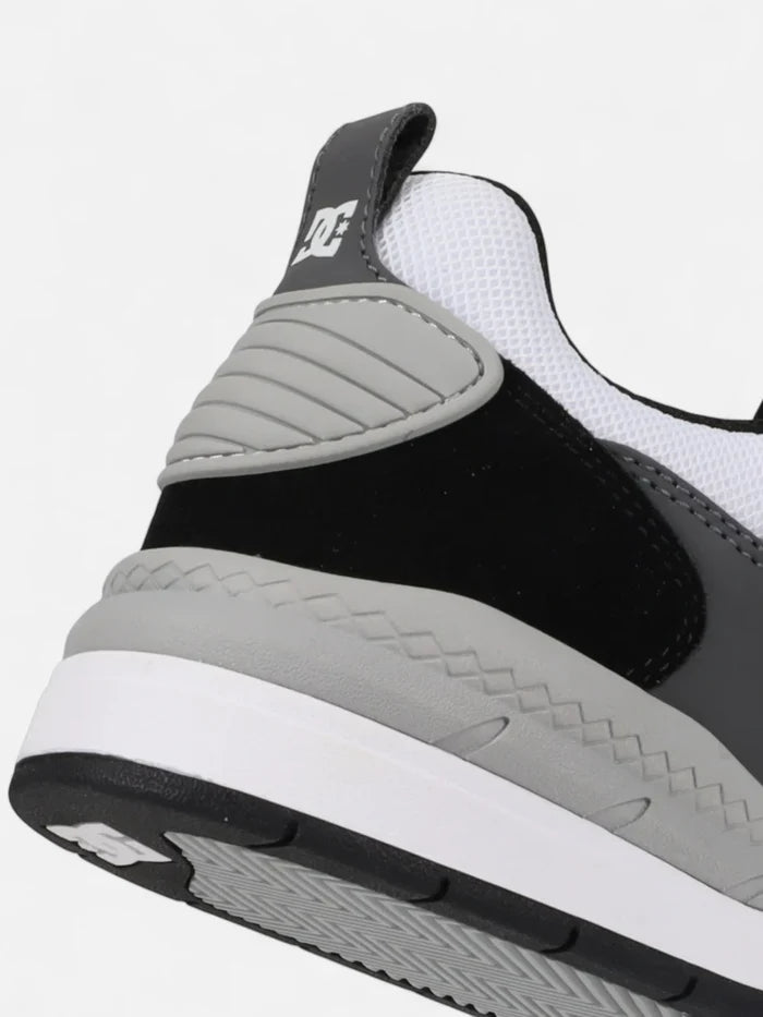 Zapatillas DC Ascend S Negro Gris Blanco