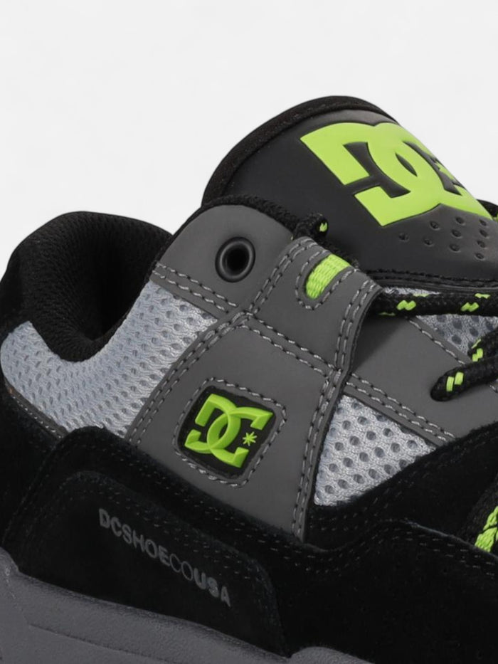 Zapatillas DC Construct Gris Negro Verde