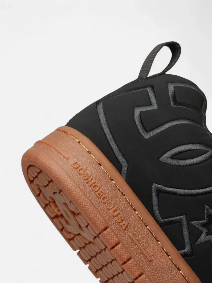 Zapatillas Dc Court Graffik Negro Marrón