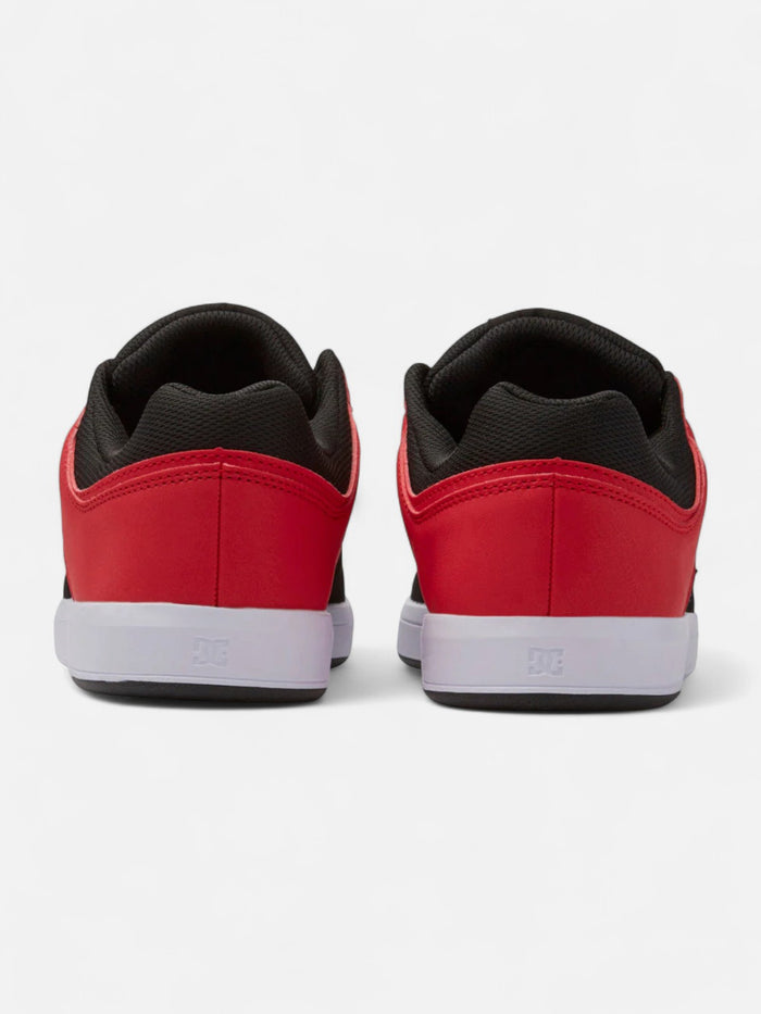 Zapatillas DC Cure Negro Rojo Blanco