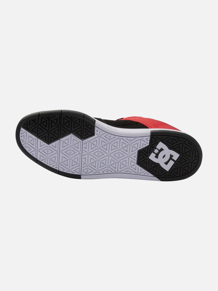 Zapatillas DC Cure Negro Rojo Blanco