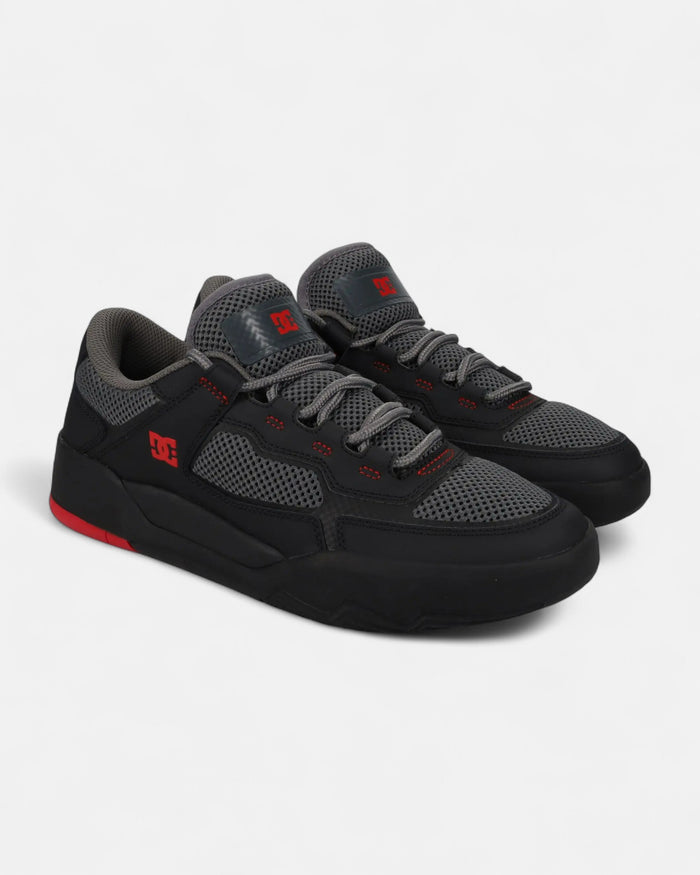 Zapatillas DC Metric Negro Gris Rojo