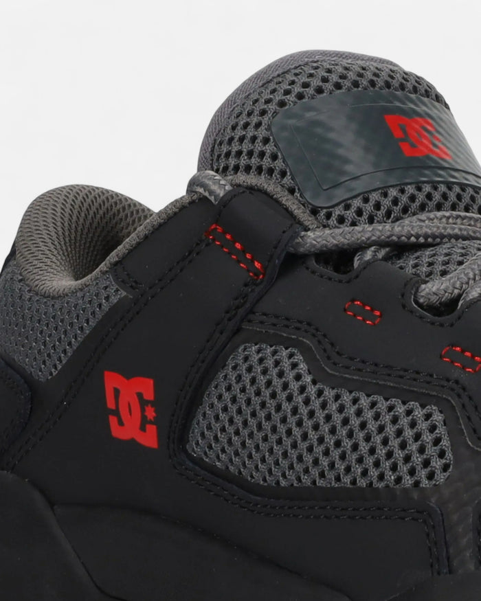 Zapatillas DC Metric Negro Gris Rojo