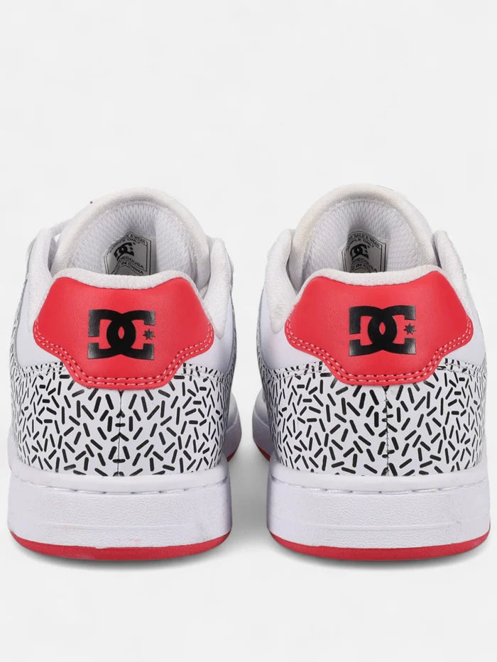 Zapatillas DC Mujer Manteca 4 Blanco Negro Rosa