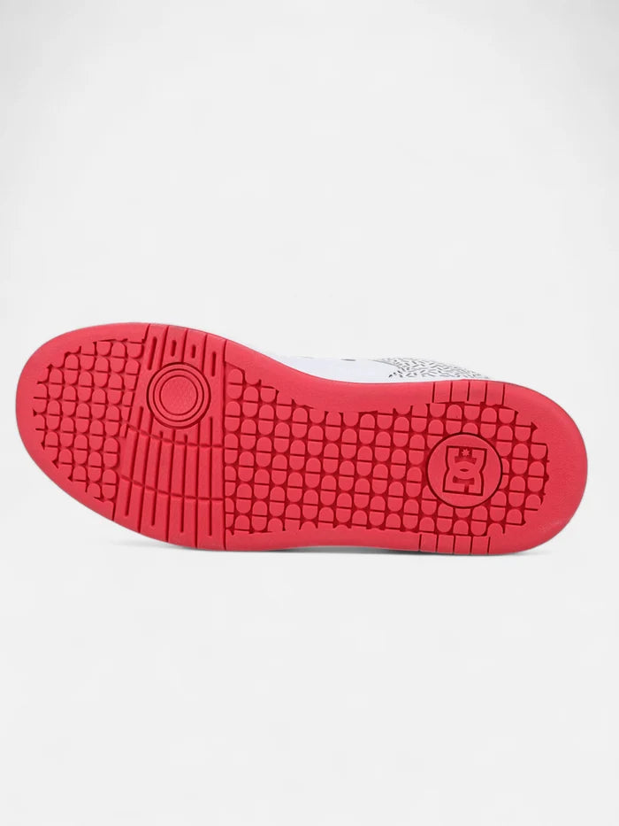 Zapatillas DC Mujer Manteca 4 Blanco Negro Rosa