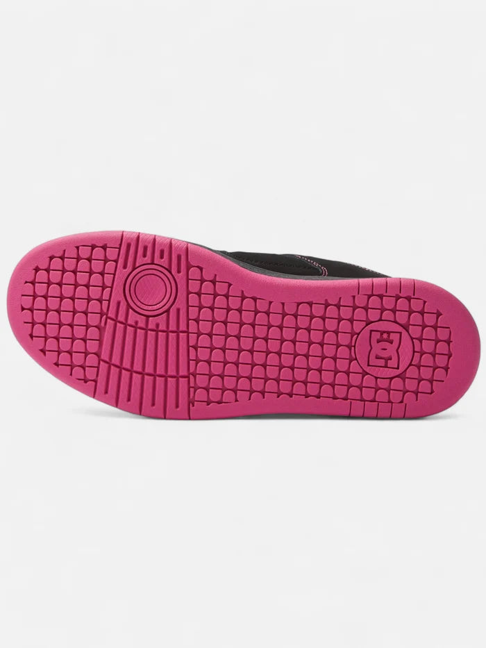 Zapatillas DC Mujer Manteca 4 Negro Rosa