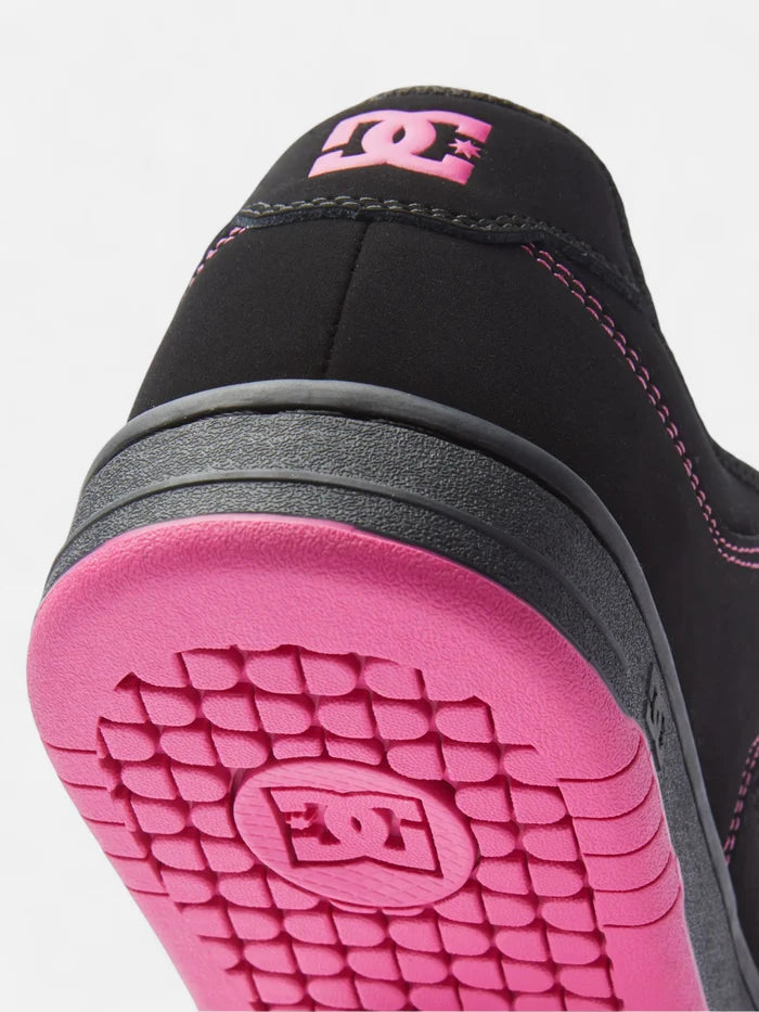 Zapatillas DC Mujer Manteca 4 Negro Rosa