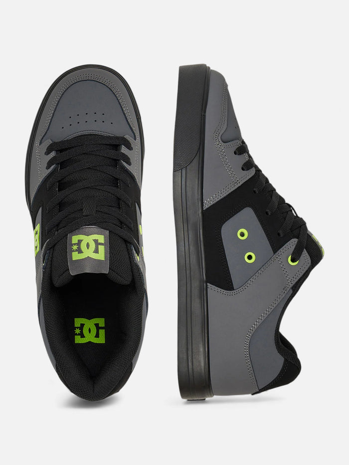 Zapatillas Dc Pure Gris Negro Verde