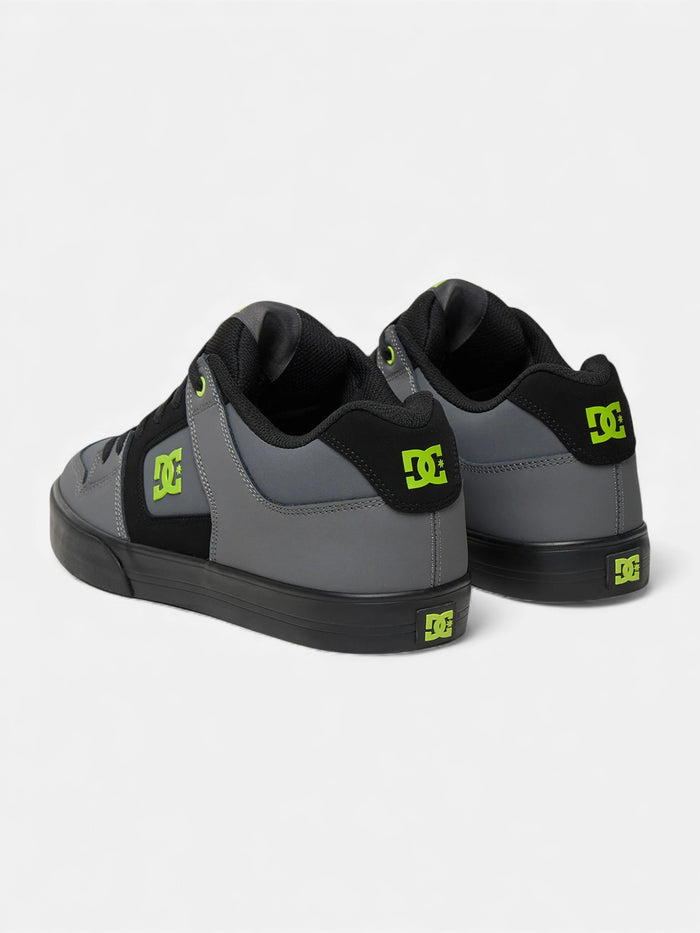 Zapatillas Dc Pure Gris Negro Verde