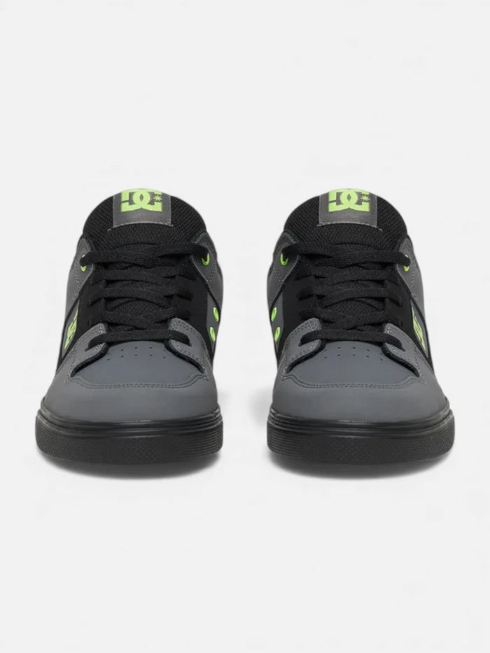 Zapatillas DC Pure Niño Negro Gris Verde
