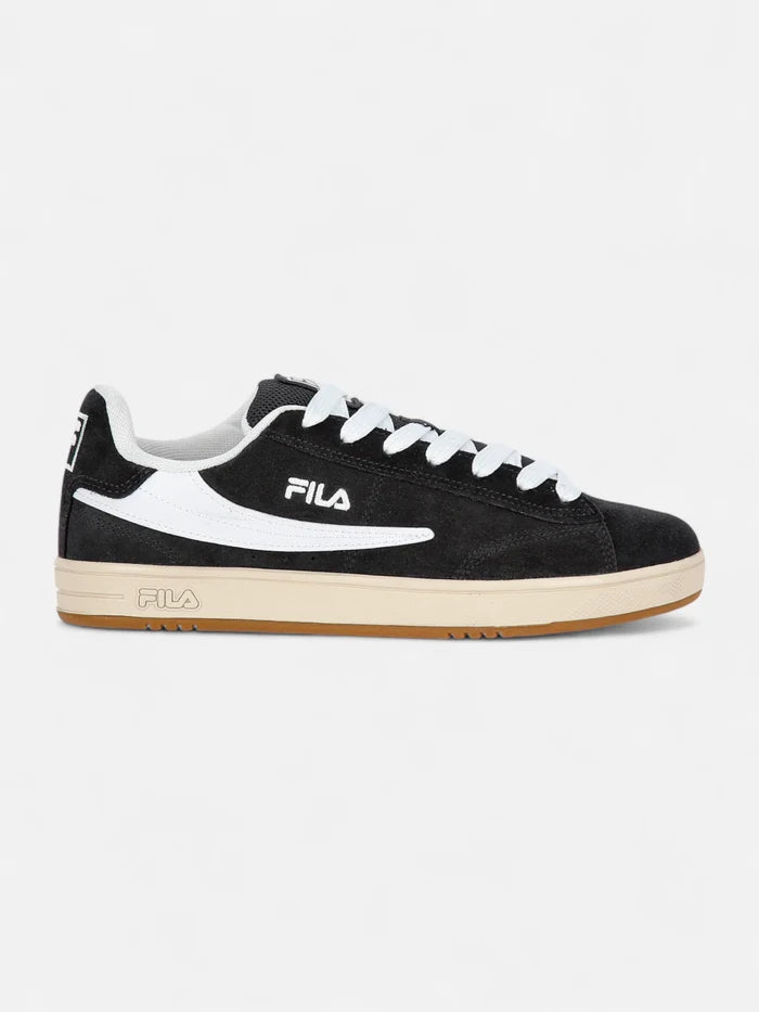 Zapatillas Fila Court 90 Negro Blanco Marrón