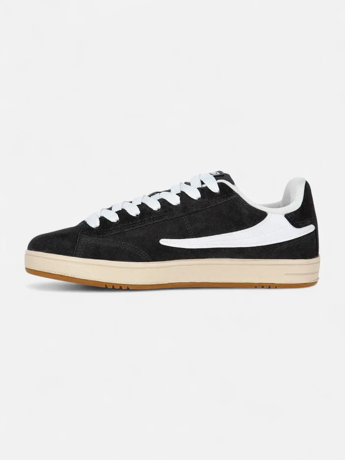 Zapatillas Fila Court 90 Negro Blanco Marrón