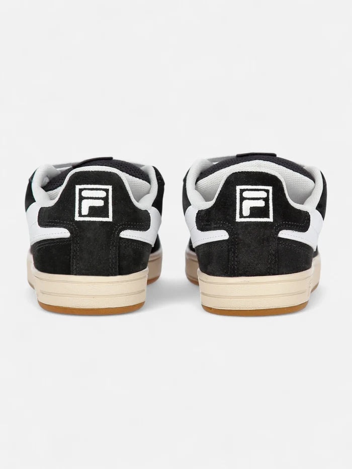 Zapatillas Fila Court 90 Negro Blanco Marrón