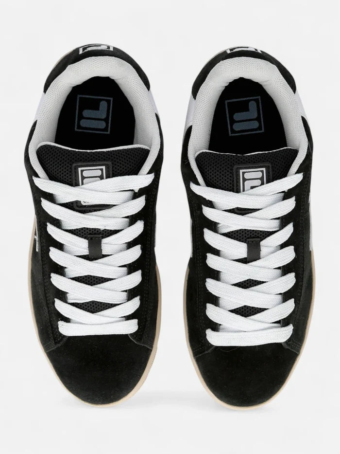 Zapatillas Fila Court 90 Negro Blanco Marrón