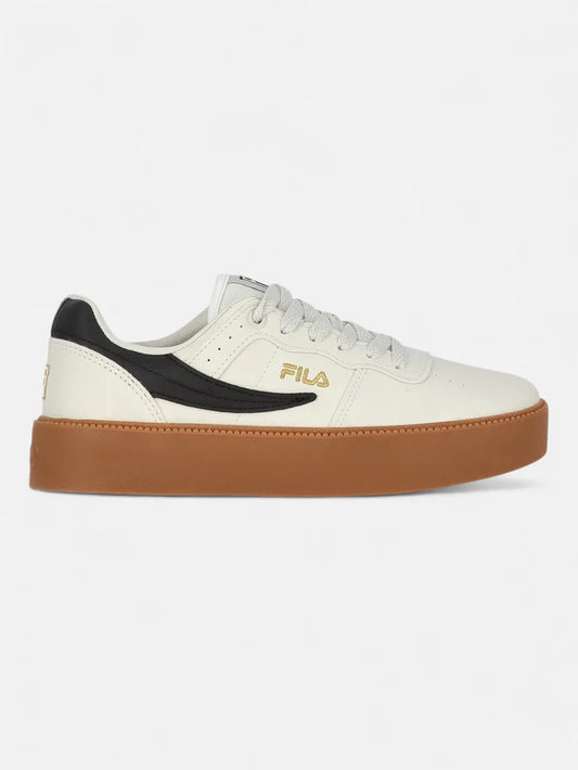 Zapatillas Fila Mujer Original Fitness Bold Crudo Negro Marrón