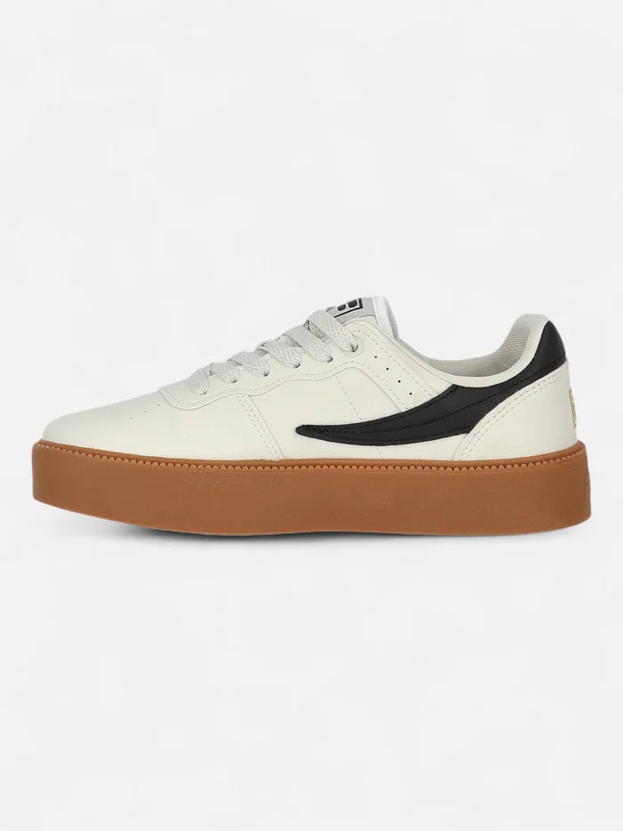 Zapatillas Fila Mujer Original Fitness Bold Crudo Negro Marrón