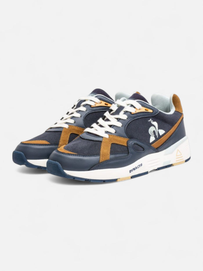 Zapatillas Le Coq Sportif R850 Urban Azul Petroleo Marrón