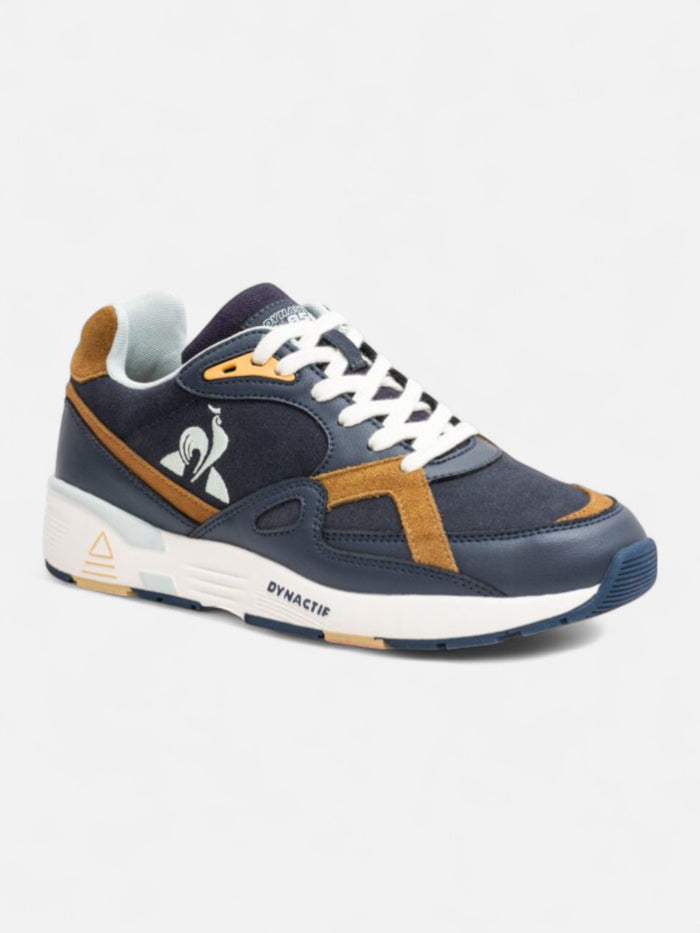 Zapatillas Le Coq Sportif R850 Urban Azul Petroleo Marrón