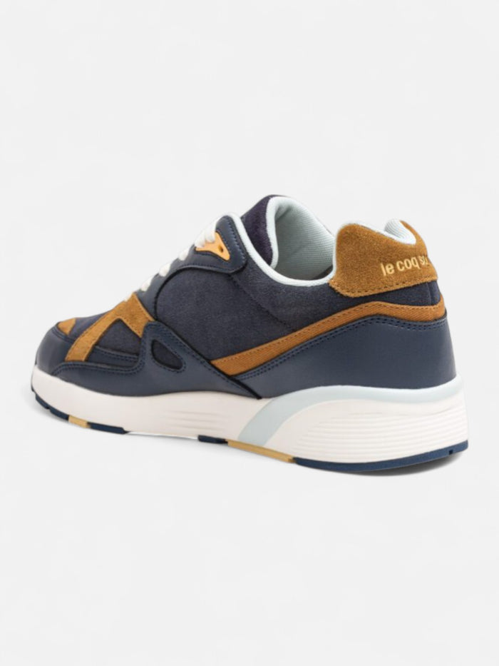 Zapatillas Le Coq Sportif R850 Urban Azul Petroleo Marrón