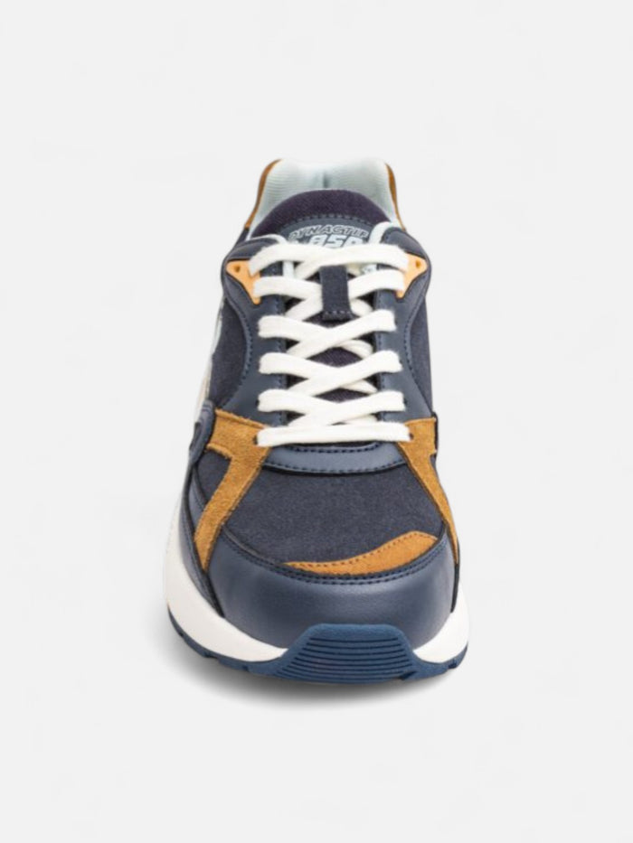 Zapatillas Le Coq Sportif R850 Urban Azul Petroleo Marrón