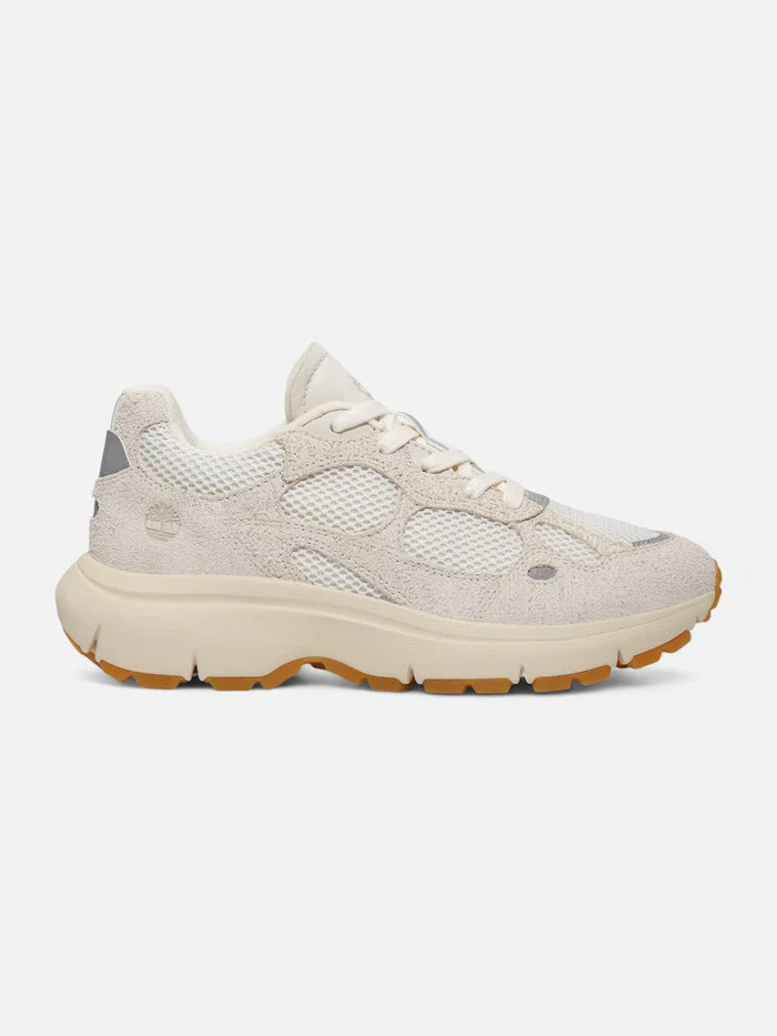 Zapatillas Timberland Mujer Hazel Lane Low Lace Crudo Plateado Marrón