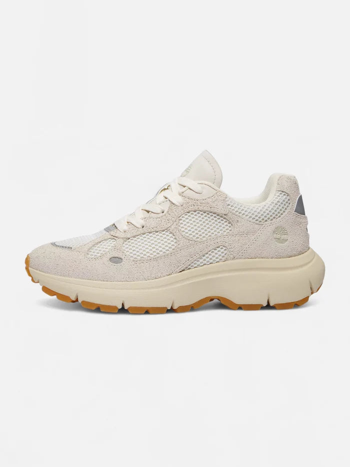 Zapatillas Timberland Mujer Hazel Lane Low Lace Crudo Plateado Marrón