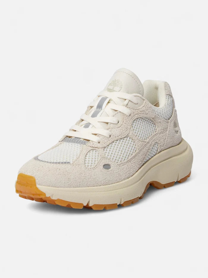 Zapatillas Timberland Mujer Hazel Lane Low Lace Crudo Plateado Marrón