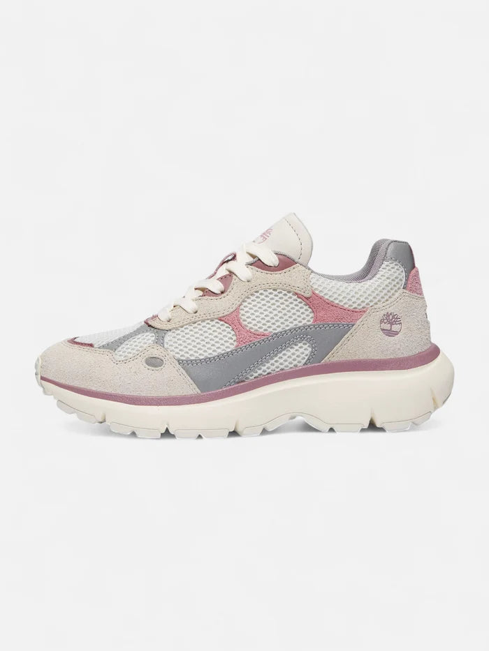 Zapatillas Timberland Mujer Hazel Lane Low Lace Plateado Blanco Violeta