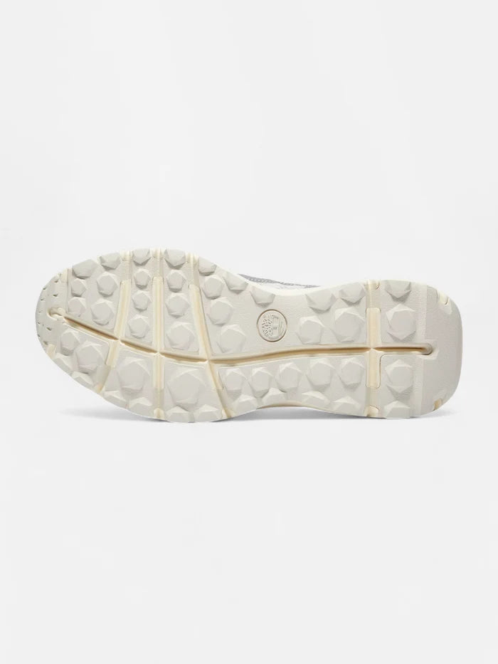 Zapatillas Timberland Mujer Hazel Lane Low Lace Plateado Gris Blanco
