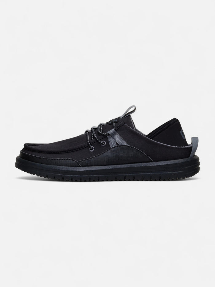 Zapatos Hey Dude Bradley Blipper Nylon Negro