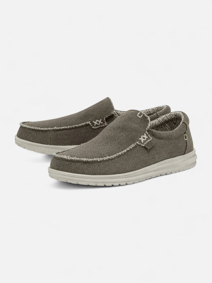 Zapatos Hey Dude Mikka Braided Beige Gris