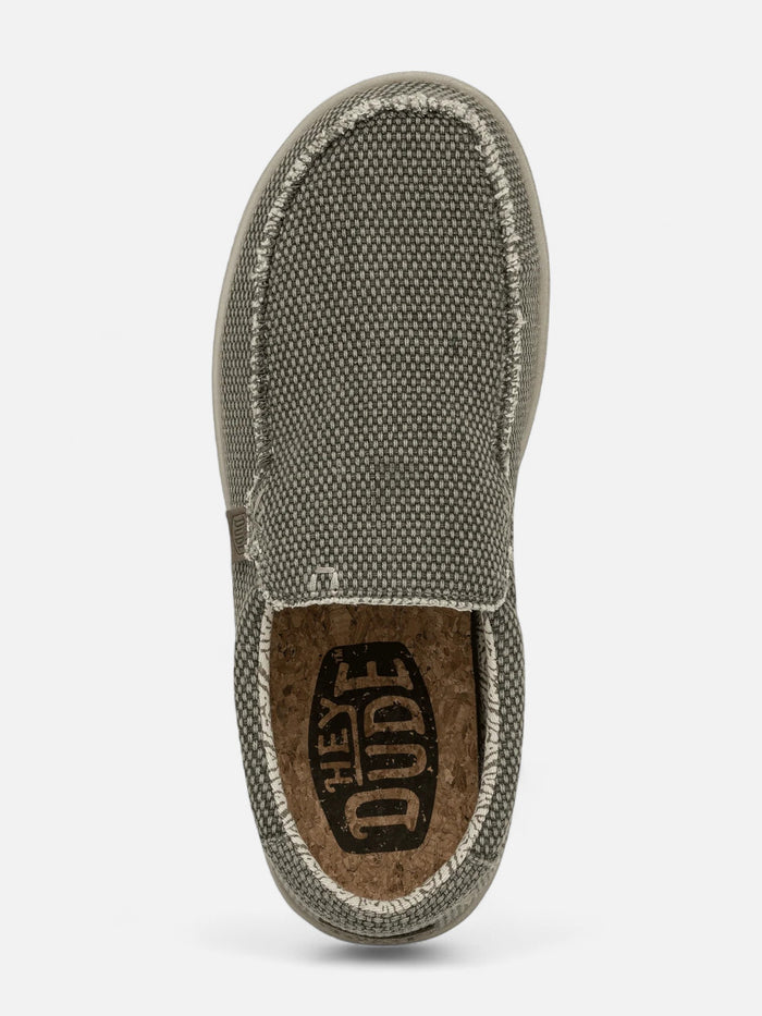 Zapatos Hey Dude Mikka Braided Gris Marrón