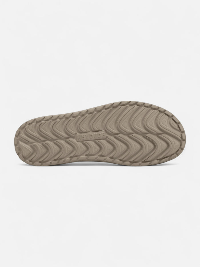 Zapatos Hey Dude Mikka Braided Gris Marrón