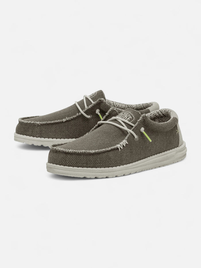 Zapatos Hey Dude Wally Braided Beige Gris