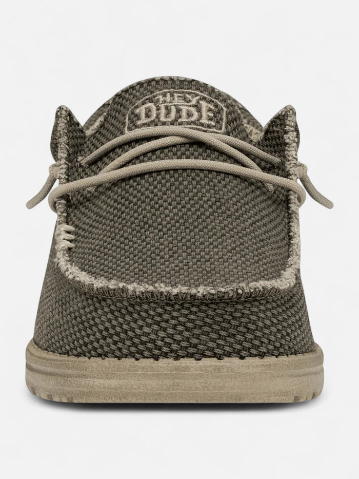 Zapatos Hey Dude Wally Braided Gris Marrón