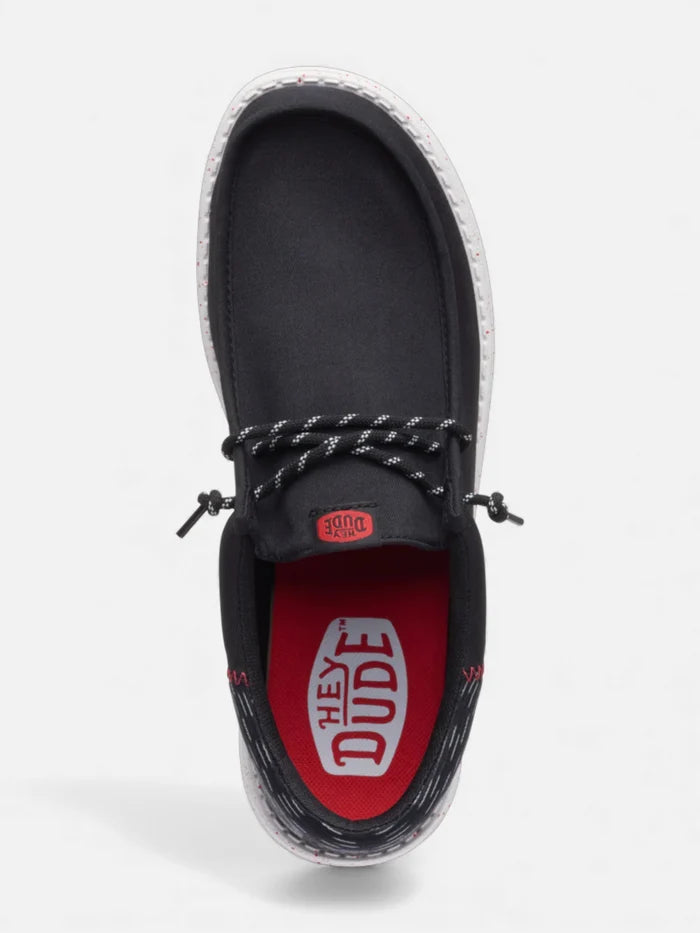 Zapatos Hey Dude Wally Funk Jersey Jacquard Negro Print
