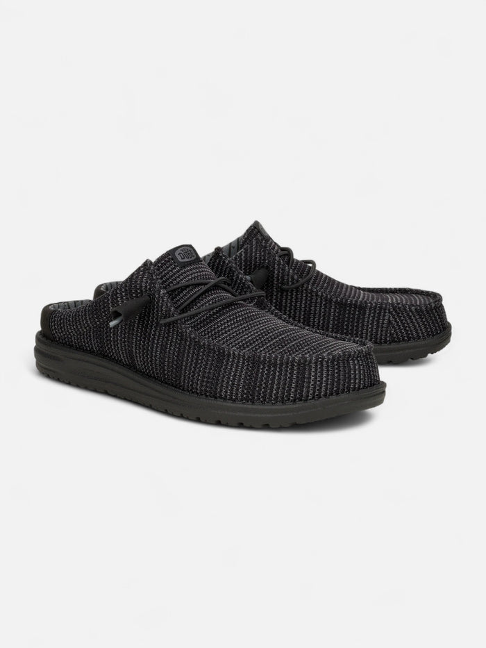 Zapatos Hey Dude Wally Slip Stretch Sox Negro