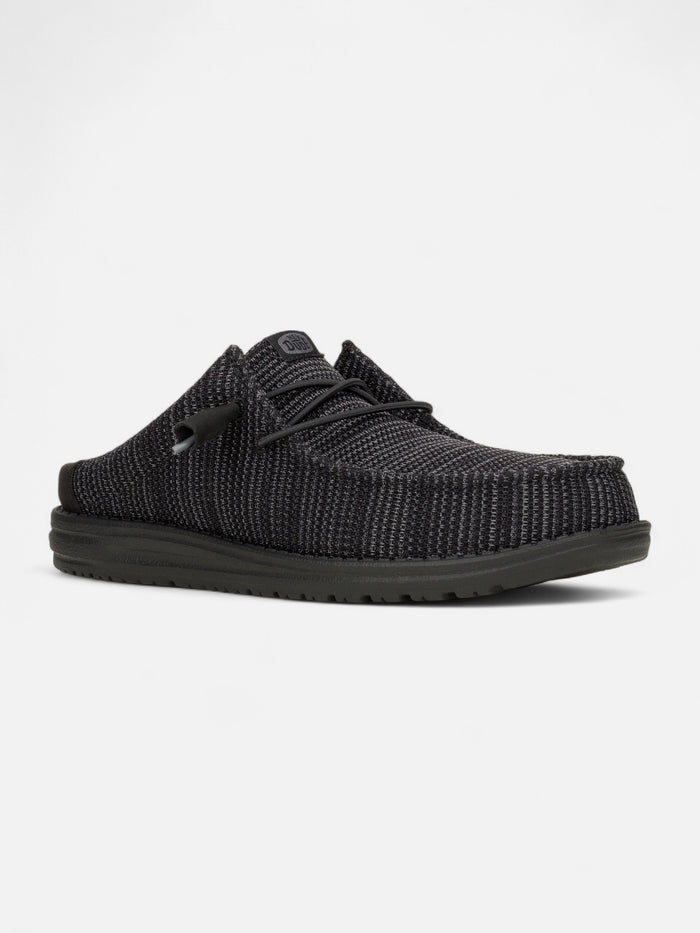Zapatos Hey Dude Wally Slip Stretch Sox Negro