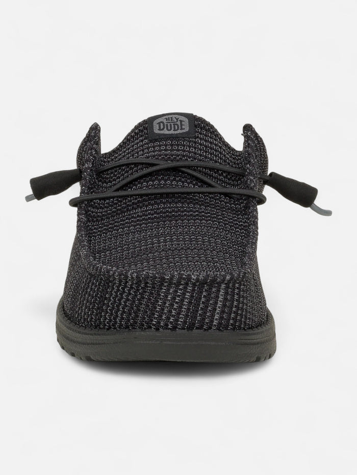 Zapatos Hey Dude Wally Slip Stretch Sox Negro