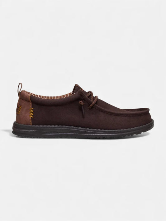 Zapatos Hey Dude Wally Vintage Classic Marrón