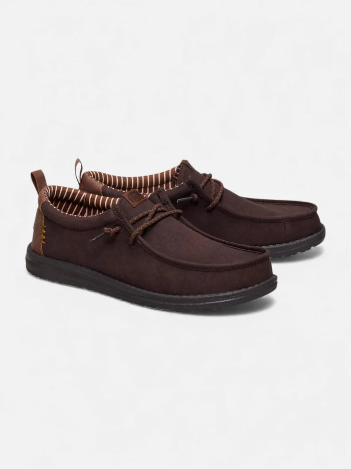 Zapatos Hey Dude Wally Vintage Classic Marrón