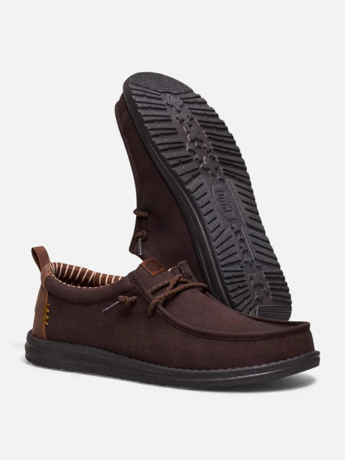 Zapatos Hey Dude Wally Vintage Classic Marrón