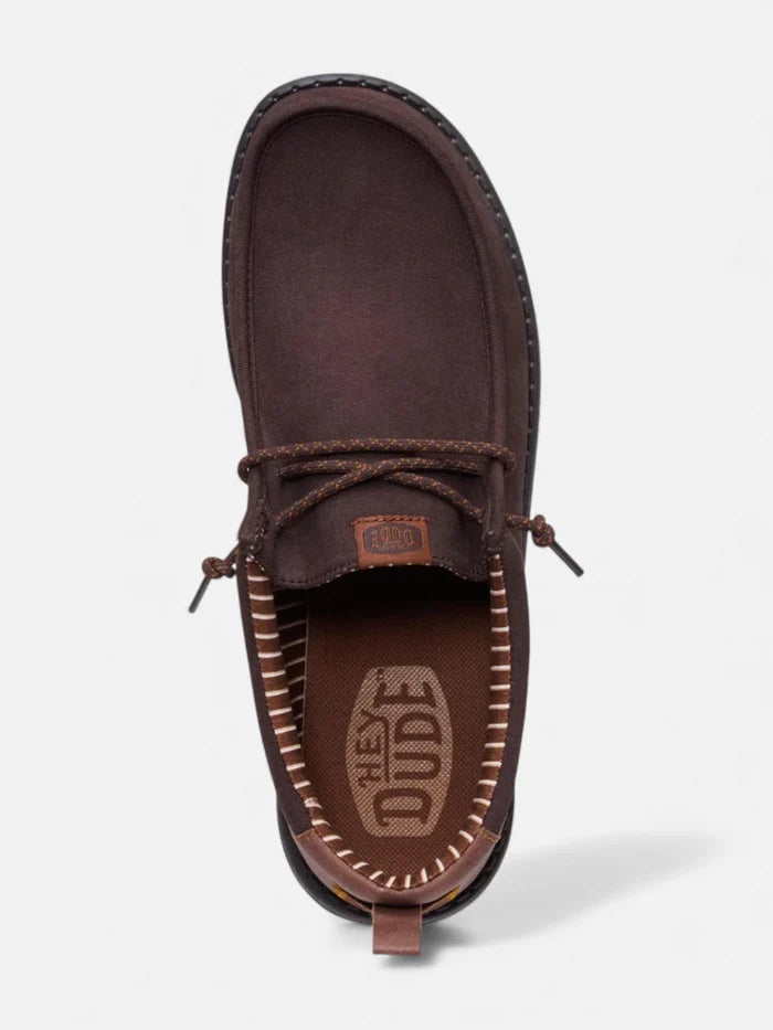 Zapatos Hey Dude Wally Vintage Classic Marrón