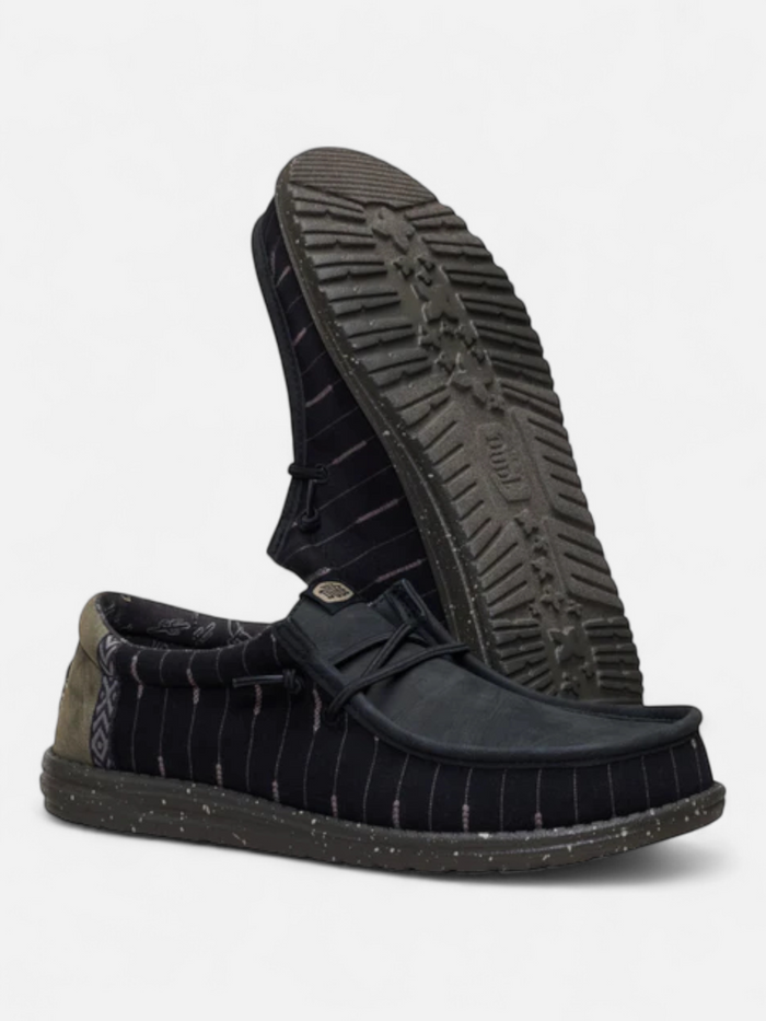 Zapatos Hey Dude Wally Western Negro Print