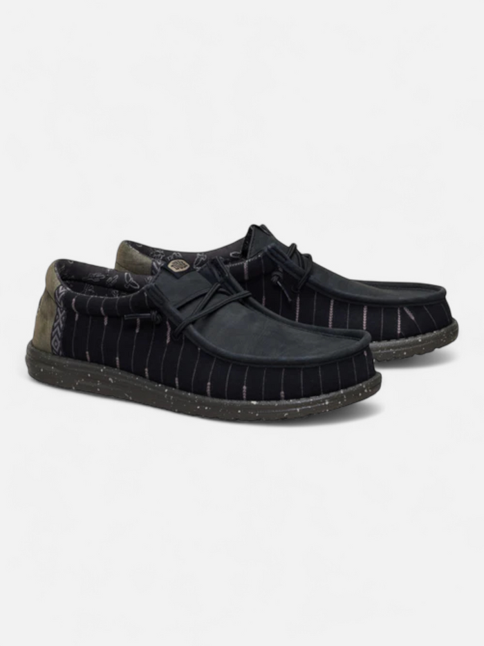 Zapatos Hey Dude Wally Western Negro Print